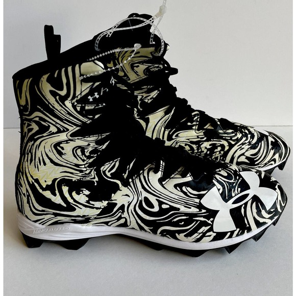 Under Armour Cleats Size 11 Mens Highlight 1289772-011 Black Lace Up Foo… main image 9